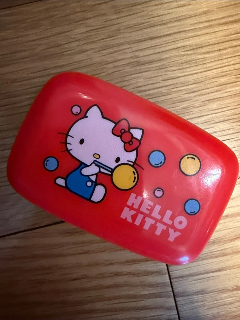 Vintage 1976 Hello Kitty Sanrio Japan Soap Case w/ Original Wrapped Soap